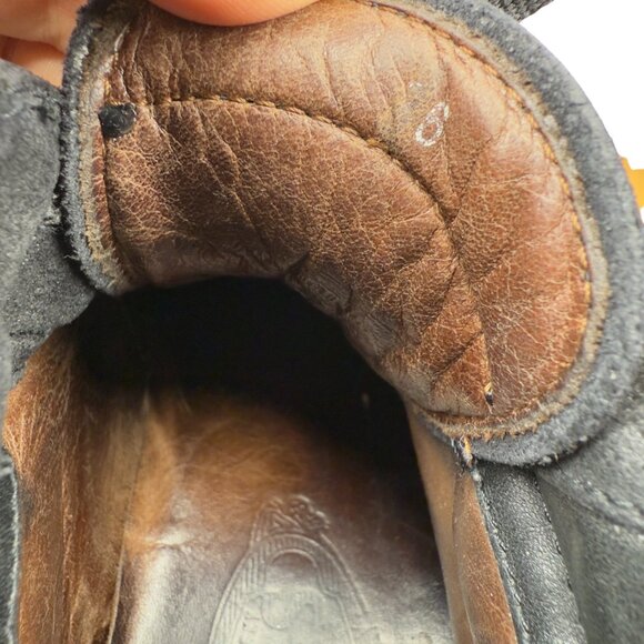 TOD'S Gommino Suede Heritage Chukka Pebbled Heel Black Ankle Boots EU 36 US 6 - Picture 10 of 10